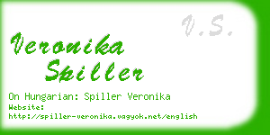 veronika spiller business card